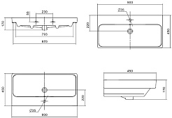 Акватон Мебель для ванной Сканди 90 белая – фотография-14