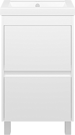 Misty Тумба с раковиной Алиса 50, 1 ящик, напольная – фотография-1