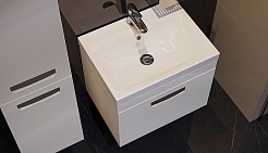 Velvex Тумба под раковину Estea 60.1Y белая матовая – фотография-3