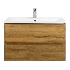 BelBagno Тумба с раковиной Albano 100 подвесная Rovere Rustico – фотография-2