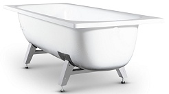 ВИЗ Стальная ванна "Donna Vanna 170" белая орхидея – фотография-3