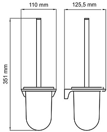 WasserKRAFT Ершик для унитаза Wiese K-8900 – фотография-3