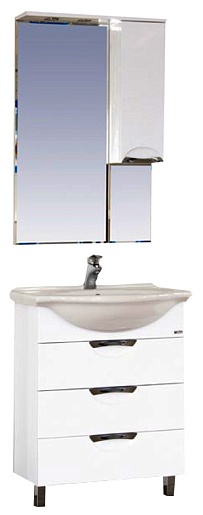 Misty Мебель для ванной Жасмин 65 белая, эмаль – фото-1