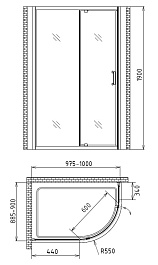Gemy Душевой уголок Sunny Bay S28192 – фотография-4
