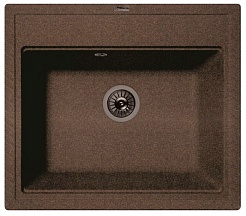 Florentina  Мойка гранитная Липси 600 коричневый – фотография-1
