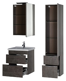 Aquanet Мебель для ванной "Эвора 60" дуб антик – фотография-5