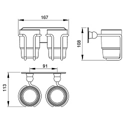 Timo Стаканы Nelson 150032/00 – фотография-2
