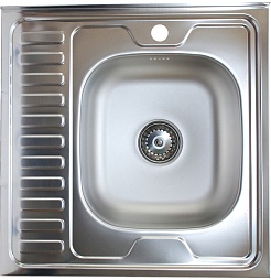 КромРус Мойка кухонная EC-209, 3.5" правая – фотография-1