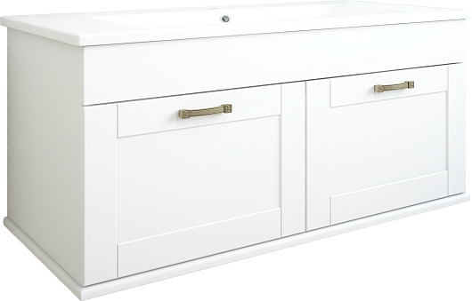 Sanflor Мебель для ванной Ванесса 95 Piano подвесная белая – картинка-7