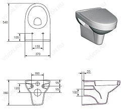 Cersanit Унитаз подвесной Olimpia B – фотография-4