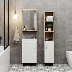 Onika Зеркальный шкаф Тимбер 48 дуб сонома – фотография-3