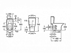 Roca Чаша унитаза Leon 342649000 – фотография-2