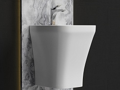 Ceramicanova Раковина моноблок Dion 36/40 CN6067 белая – фотография-4