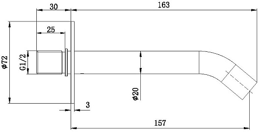 Allen Brau Излив Priority 5.31A18-31 черный матовый – картинка-3