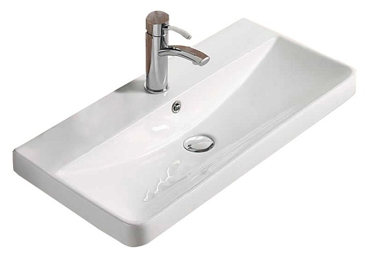 Equil Тумба с раковиной Nice 70 2 ящика подвесная белая – картинка-13