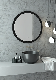 Continent Зеркало Planet Black Led 800 – фотография-10