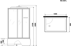 Niagara Душевая кабина NG-307-01 L – фотография-11