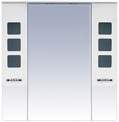 Misty Мебель для ванной Квадро 105 белая  – фотография-3