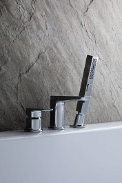 Allen Brau Смеситель на борт ванны Infinity 5.21008-00 (с внутренней частью) хром – фотография-3