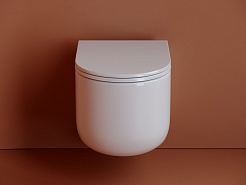 Ceramicanova Подвесной унитаз Ulma Rimless с системой инсталляции Balance кнопка Square хром глянцевый – фотография-6