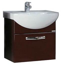Акватон Тумба под раковину Ария 50 тёмно-коричневая – фотография-1
