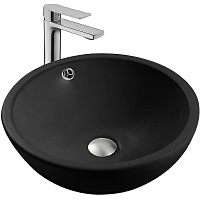 Aquatek Накладная раковина 44 AQ5354-MB матовая черная