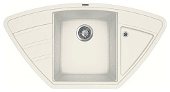 Florentina Мойка гранитная Липси 980С угловая жасмин – фотография-1