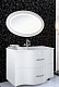 Водолей Тумба с раковиной Ариадна 106 Белая – картинка-9