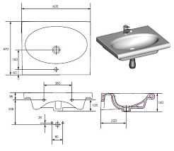 Cersanit Раковина Nature 60 – фотография-2