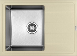 Florentina Мойка кухонная Комби 650 шампань – фотография-1