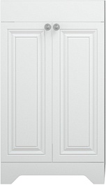 Corozo Тумба с раковиной Леон 110 L под стиральную машину белая – фотография-4