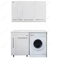 Водолей Подвесной шкаф с сушкой Vodok 1300 белый – фотография-4