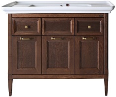 ASB-Woodline Тумба с раковиной Гранда 105 антикварный орех