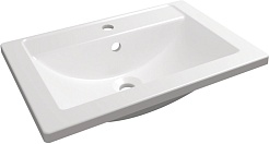 Mixline Тумба с раковиной Вектор 60 подвесная белая – фотография-3