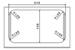 Florentina Мойка гранитная Крит 860 черный – фотография-3