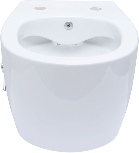 Allen Brau Унитаз подвесной Fantasy 4.11HC1.20 белый глянец с крышкой 4.11005.20 – фотография-20