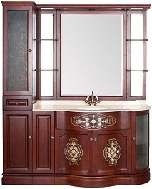 Demax Мебель для ванной "Париж 170" L вишня (172020) – фотография-1