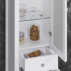 Opadiris Шкаф-пенал для ванной Лаура 45 R белый – фотография-3