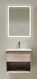 Sancos Мебель для ванной Marmi 1.0 60 дуб галифакс натуральный – фотография-1