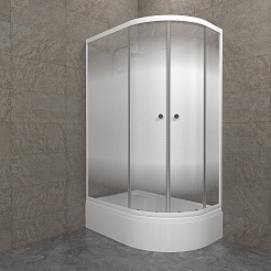 Triton Душевой уголок Коралл Лайт В левый 120/80 Щ0000068951 – фотография-7