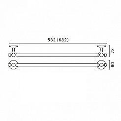 Art&Max Полотенцедержатель Antic AM-2624AL – фотография-2