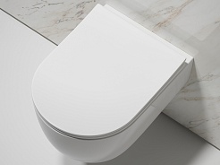 Ceramicanova Подвесной унитаз Modena Rimless CN6063 белый – фотография-5