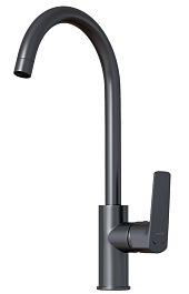 Mixline Смеситель для кухни 35k ML15-031GR графит – фотография-2