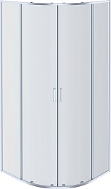 Aquatek Душевой уголок Ария 90x90 AQ ARI RO 09020CH профиль хром стекло прозрачное – фотография-1