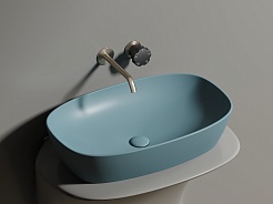 Ceramicanova Мебельная раковина Element 60 CN6049MLG зелёный матовый – фотография-6