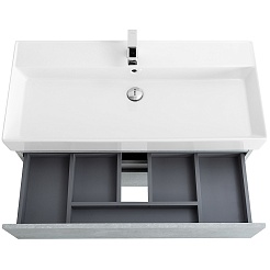 BelBagno Тумба с раковиной Molveno-46 80 подвесная beton – фотография-5