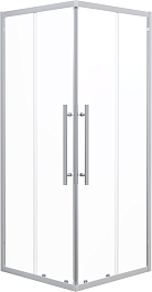 Esbano Душевой уголок Flex 90x90 ESF-90KV-C профиль хром стекло прозрачное – фотография-1