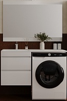 Style Line Мебель для ванной Даллас 115 L Люкс Plus 2 ящика подвесная белая