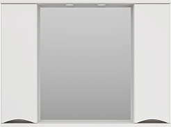 Misty Зеркальный шкаф Атлантик 100 белый – фотография-1