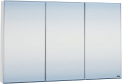 СанТа Зеркальный шкаф Стандарт 120 трельяж белый – фотография-1